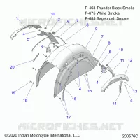 BODYWORK - REAR FENDER