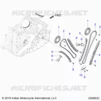 CAM CHAIN AND SPROCKETS