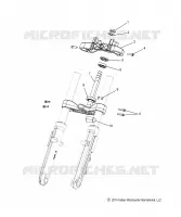 UPPER AND LOWER STEERING CLAMPS