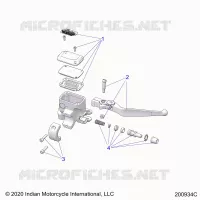 FRONT BRAKE, LEVER AND MASTER CYLINDER