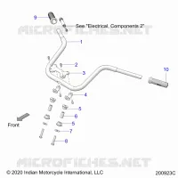 STEERING, HANDLEBAR MOUNTING AND GRIPS