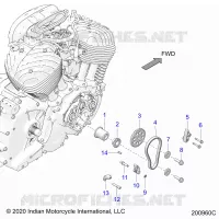 CAM CHAIN AND SPROCKETS