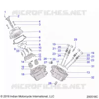ENGINE, CYLINDER HEAD ASM.