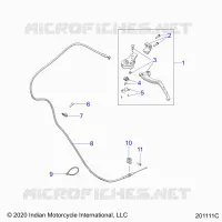 CONTROLS, CLUTCH LEVER AND CABLE