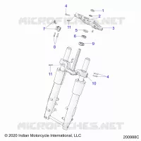 UPPER AND LOWER STEERING CLAMPS