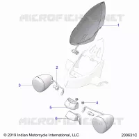 ELECTRICAL, TURN SIGNALS, REAR AND TAILLIGHT
