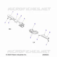 CHASSIS, FOOTPEGS