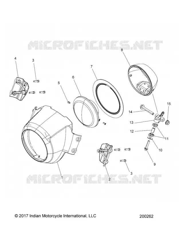 BODY, HEADLIGHT HOUSING