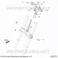 UPPER AND LOWER STEERING CLAMPS