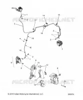BRAKES, FRONT ASM., W/ABS