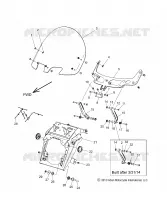 FAIRING ASM, WINDSHIELD MOUNT