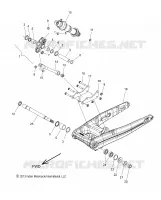 REAR SUSPENSION ASM., SWING ARM AND SHOCK