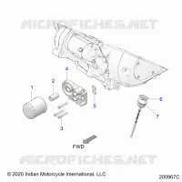 OIL FILTER/ADAPTER, AND DIPSTICK