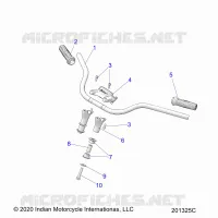 STEERING, HANDLEBAR MOUNTING AND GRIPS