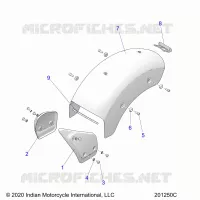 BODYWORK - REAR FENDER