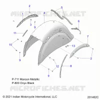 BODYWORK - REAR FENDER