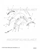 BODYWORK - REAR FENDER