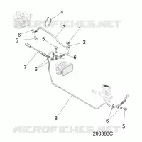 BRAKES, BRAKE LINE, REAR, ABS
