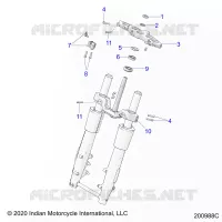 UPPER AND LOWER STEERING CLAMPS