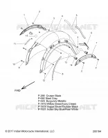 BODYWORK - REAR FENDER