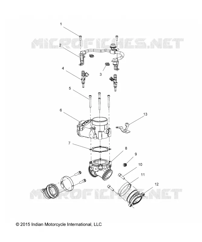 ENGINE, THROTTLE BODY/FUEL RAIL