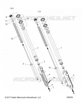 SUSPENSION, FRONT FORKS