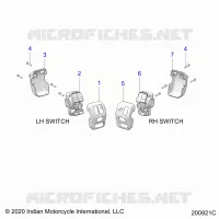 ELECTRICAL, SWITCH CONTROLS, LH/RH