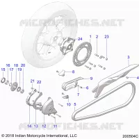 DRIVE TRAIN, SPROCKETS, GUARDS AND CHAIN