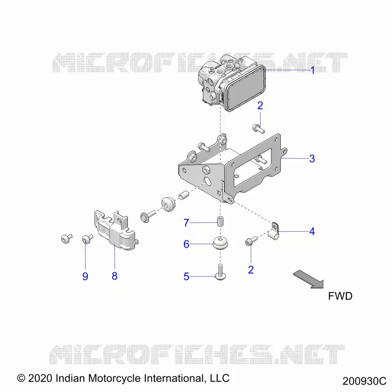 BRAKES, ABS MODULE ASM.