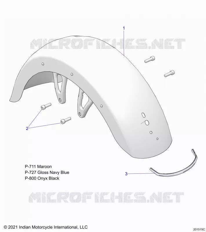 BODYWORK - FRONT FENDER