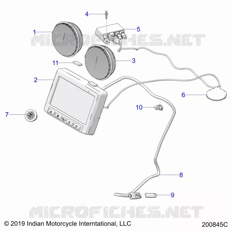 ELECTRICAL, INSTRUMENT CLUSTER
