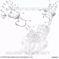 ENGINE, VALVE COVERS