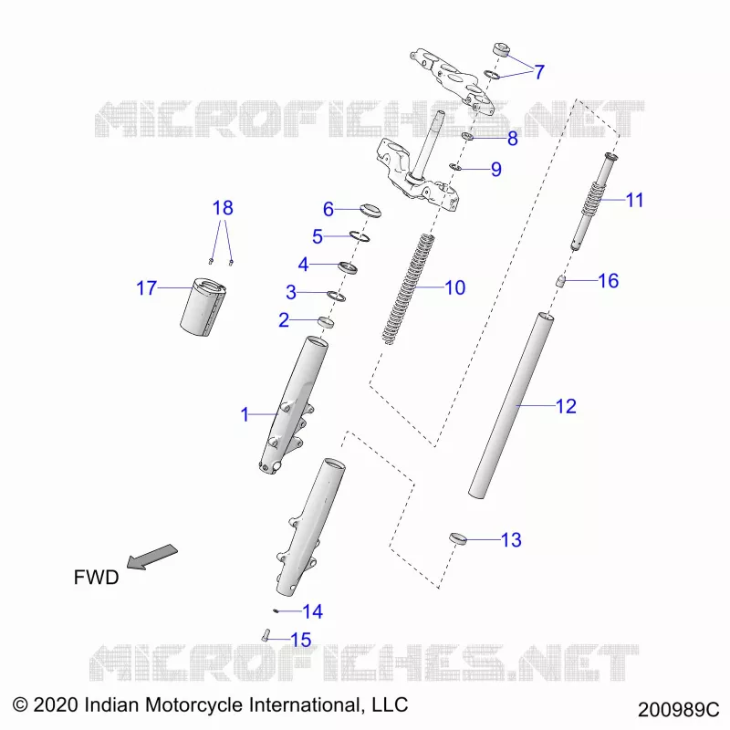 FRONT SUSPENSION FORKS