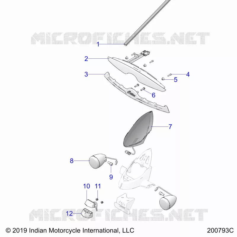 ELECTRICAL, REAR TURN SIGNAL, AND TAILLIGHTS
