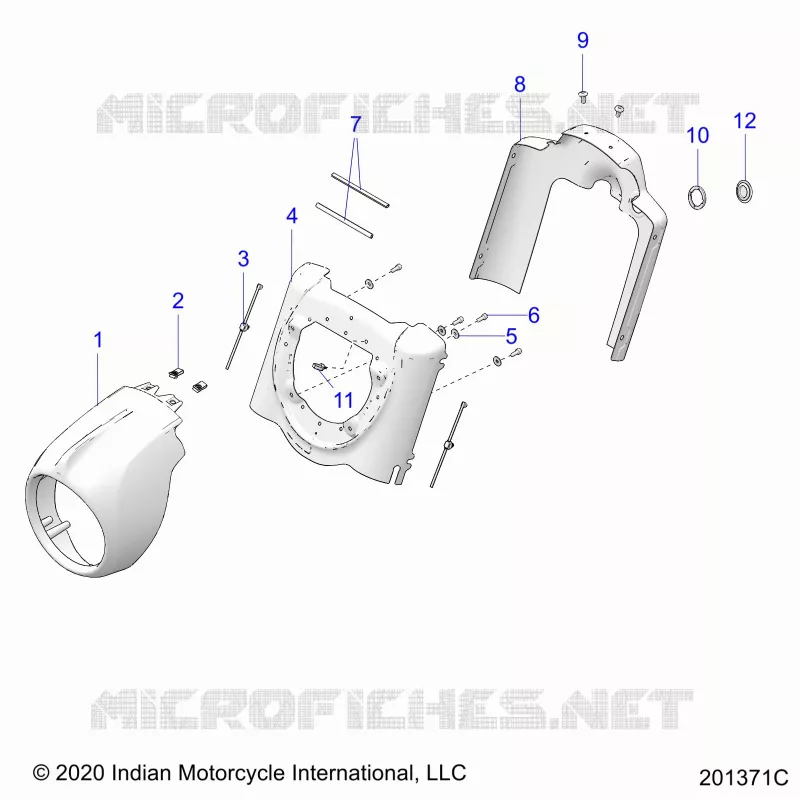 HEADLIGHT HOUSING