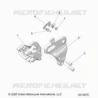 BRAKES, REAR CALIPER