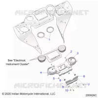 FAIRING ASM, INSTRUMENT PANEL MNTG.
