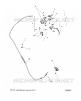 CONTROLS, CLUTCH LEVER AND CABLE
