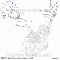 ENGINE, VALVE COVERS