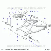 SUSPENSION,REAR SWING ARM/SHOCK