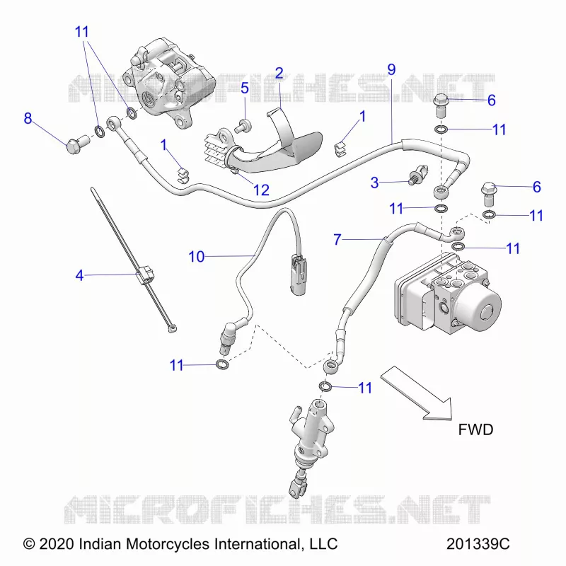 BRAKES, BRAKE LINE, REAR
