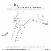 STEERING, HANDLEBAR MOUNTING AND GRIPS