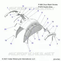 BODYWORK - REAR FENDER