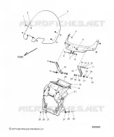 FAIRING ASM, WINDSHIELD MOUNT