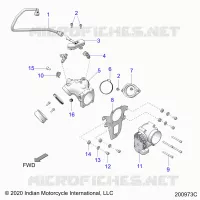 FUEL SYSTEM, FUEL CLAM SHELL/THROTTLE BODY