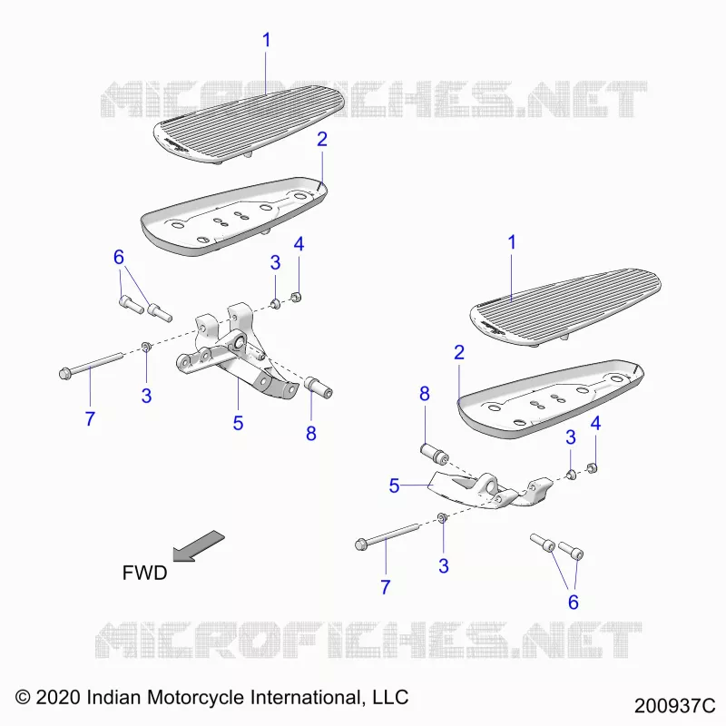 CHASSIS, FLOORBOARD, DRIVER