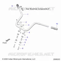 STEERING, HANDLEBAR MOUNTING AND GRIPS