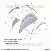 BODYWORK - REAR FENDER