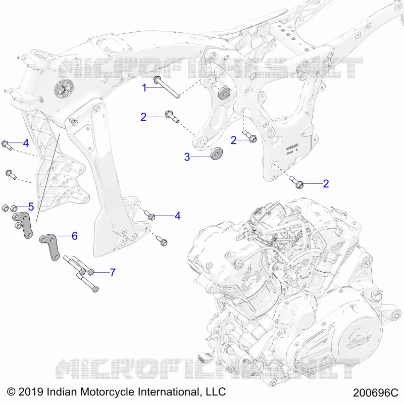 ENGINE, ENGINE MOUNTING