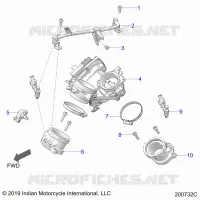 FUEL SYSTEM, FUEL RAIL/THROTTLE BODY